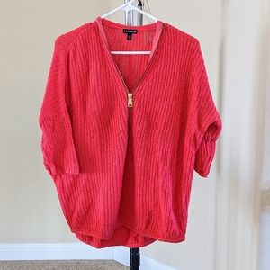 Express Cable Knit Pink Sweater